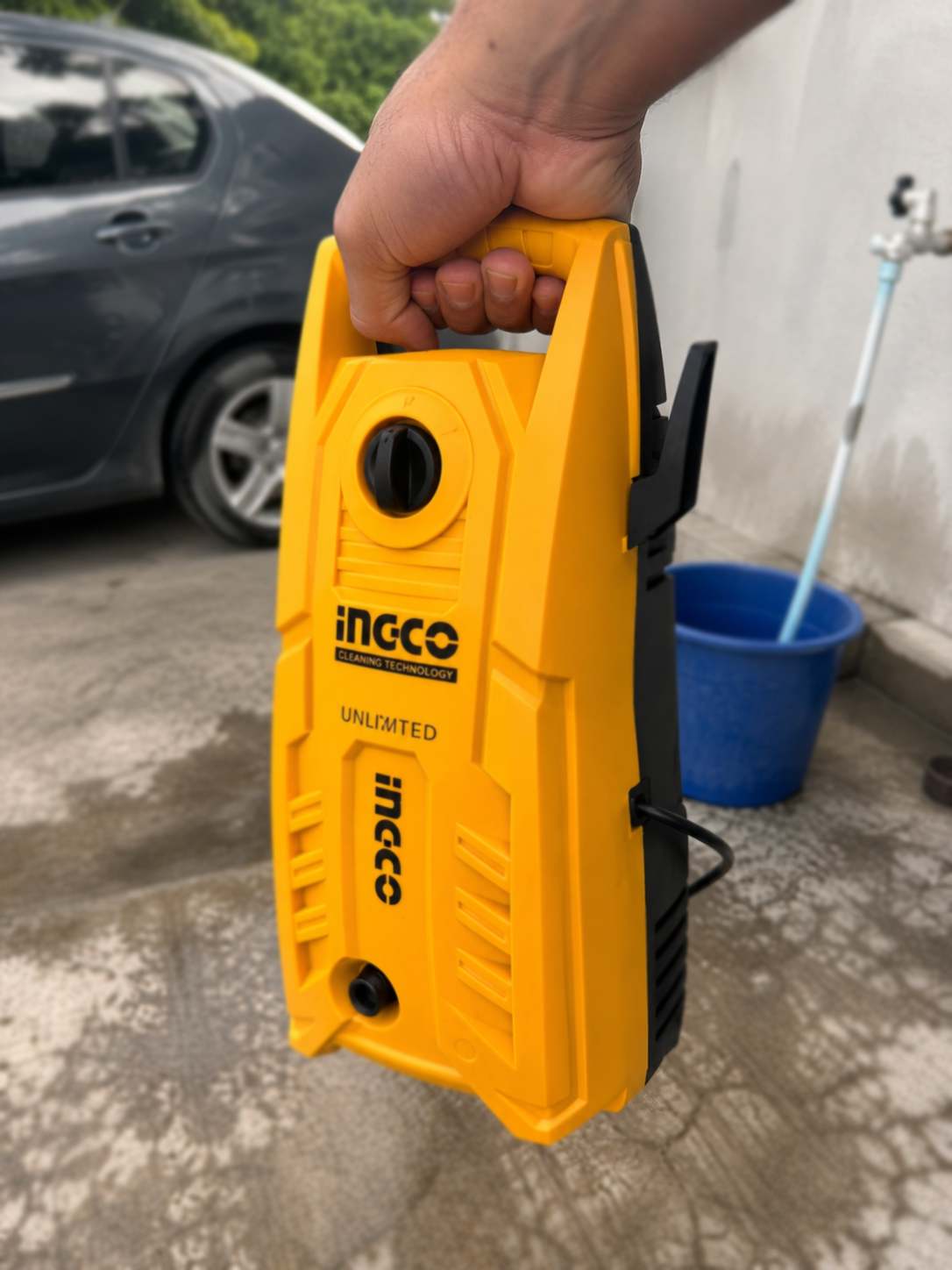 INGCO 160-Bar High-Pressure Washer