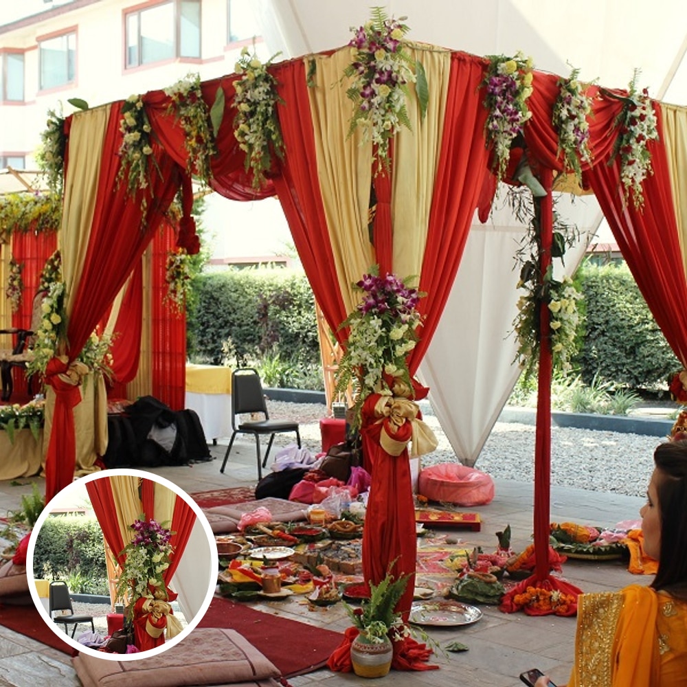 Full Wedding Mandap Decoration Set
