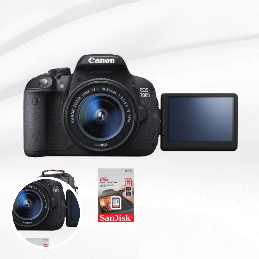Canon EOS 700D DSLR Kit (18-55mm + 50mm)