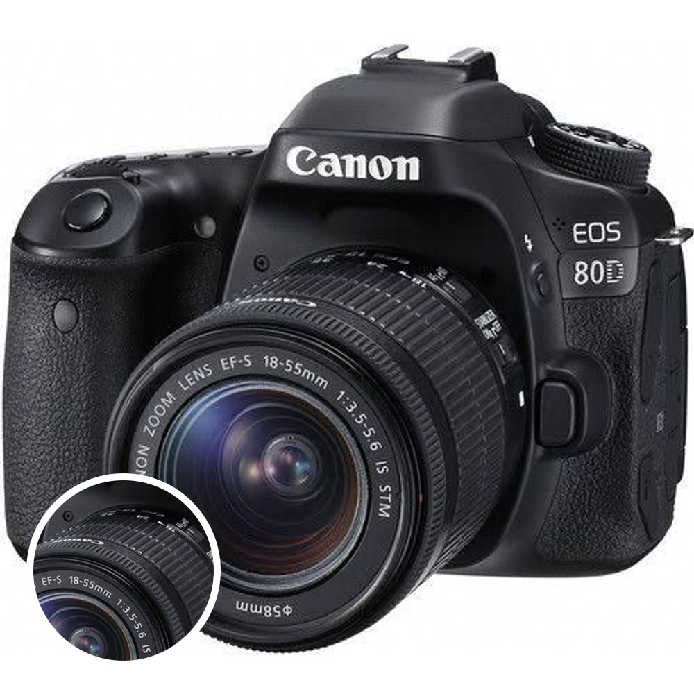 Canon EOS 80D DSLR + 50mm Portrait Lens